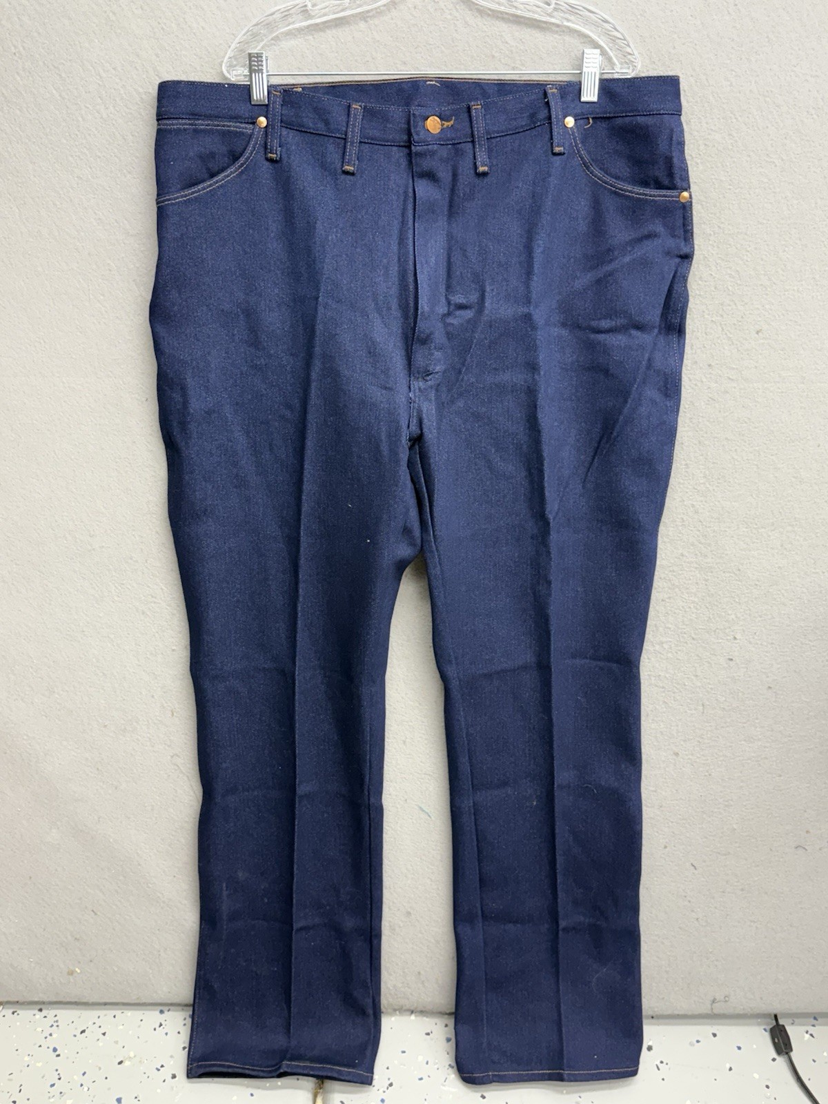 S 44x34 Blue Stretch Rodeo Cowboy Cut 947str