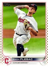 2022 Topps #377 Zach Plesac Gold Stars