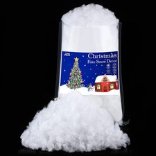 Christmas Fake Snow Decor for Crafts Artificial Snow Indoor Decoration Fake S...