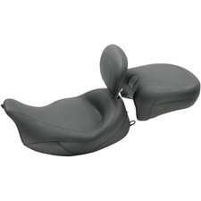 Mustang Motorcycle Products Super Solo Seat With Driver Backrest 08fl 79446