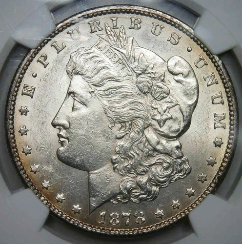 1878-CC__AU 58__Morgan Silver Dollar__CARSON CITY!!__NGC, Coin, About Unc