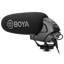 BOYA BY-BM3031 On-Camera Supercardioid Condenser Shotgun Microphone, Lower Noise