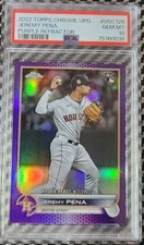 Jeremy Pena [Purple] #USC136 Prices [Rookie] | 2022 Topps Chrome