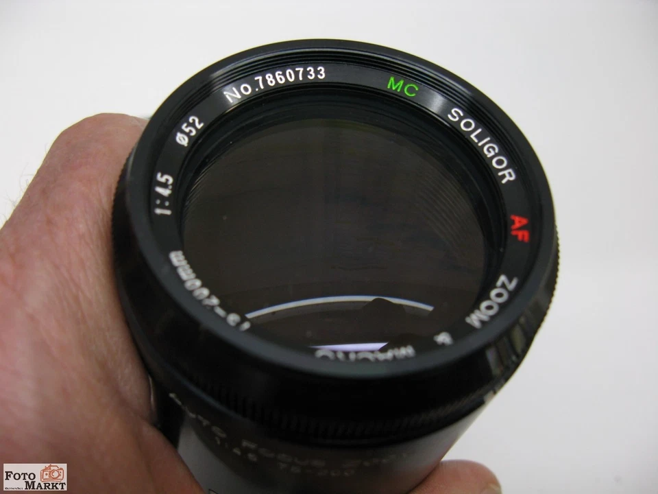 Soligor Zoom-Objektiv 4,5/75-200 Autofocus Minolta AF (Sony Alpha A-mount) lens - Bild 2 von 4