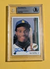 1989 Upper Deck Ken Griffey Jr. #1 Rookie Card Autograph Beckett COA HOF