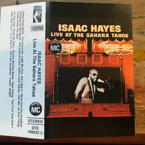 Isaac Hayes - Live At The Sahara Tahoe - Used Cassette - 13 - K7294z