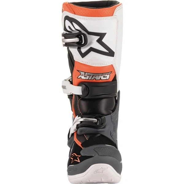 Alpinestars Tech 7S Youth Boots, Black/Grey/White/Flo Orange - Изображение 3 из 4