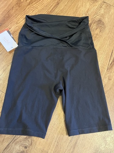New Black Maternity Shorts Biker Shorts, Size Small Isabel Brand