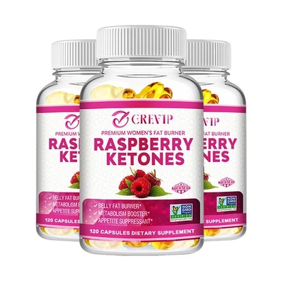 GREVIP Himbeerketone 2500 Mg – Natürliches Nahrungsergänzungsmittel Zur Gewichtsabnahme
