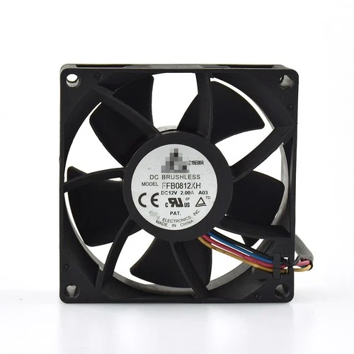 For Delta FFB0812XH 80*80*25mm DC 12V 2A 4 Pin Powerful PWM cooling fan