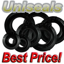 1" UNISEAL Bulkhead (12 PACK) hydroponic aquaponic aquarium aquaculture uniseals