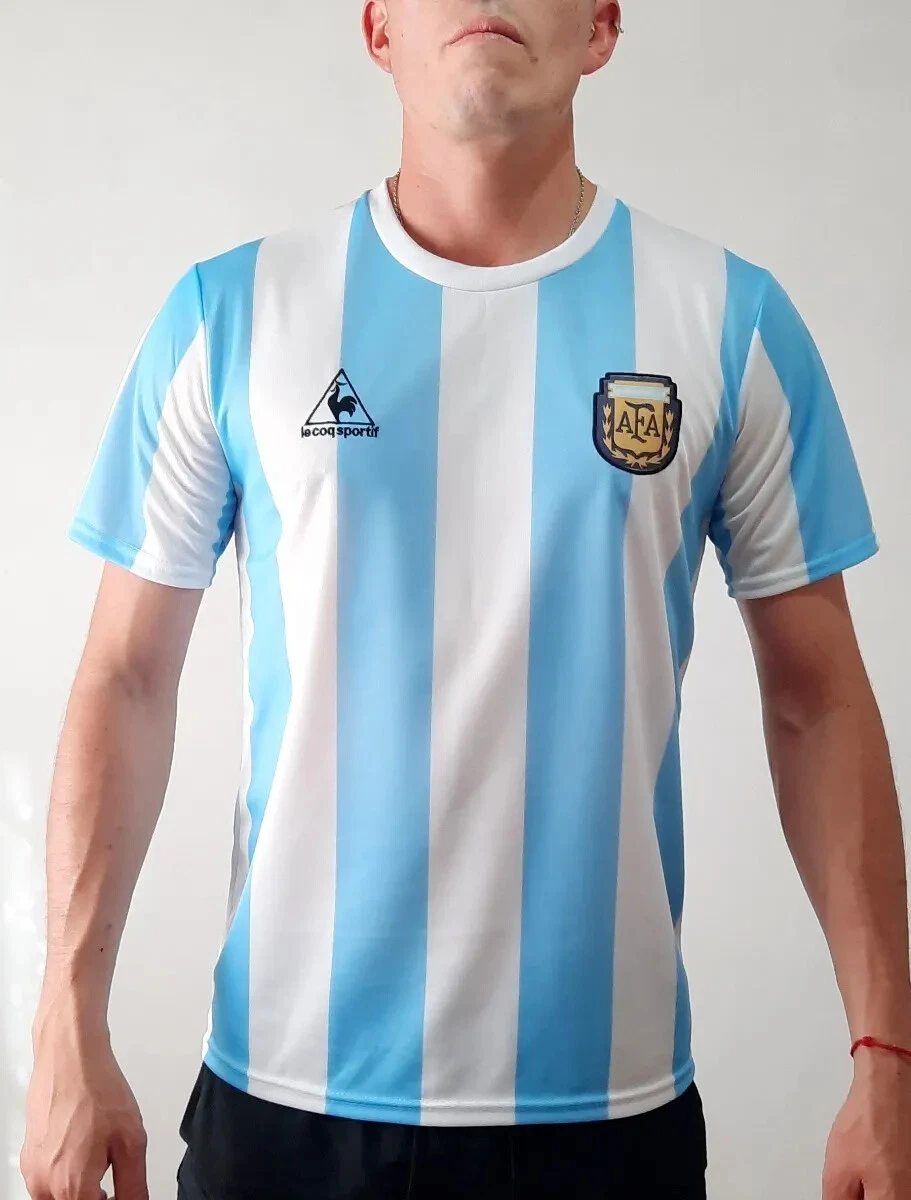 Maillot rétro ARGENTINE 1986 MARADONA - Les Voyages En Ballon