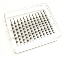 Jewelry Burs Set of 12 Round Burs Jewelers Ball Burs Fig 1 Round Rotary Tool Bit