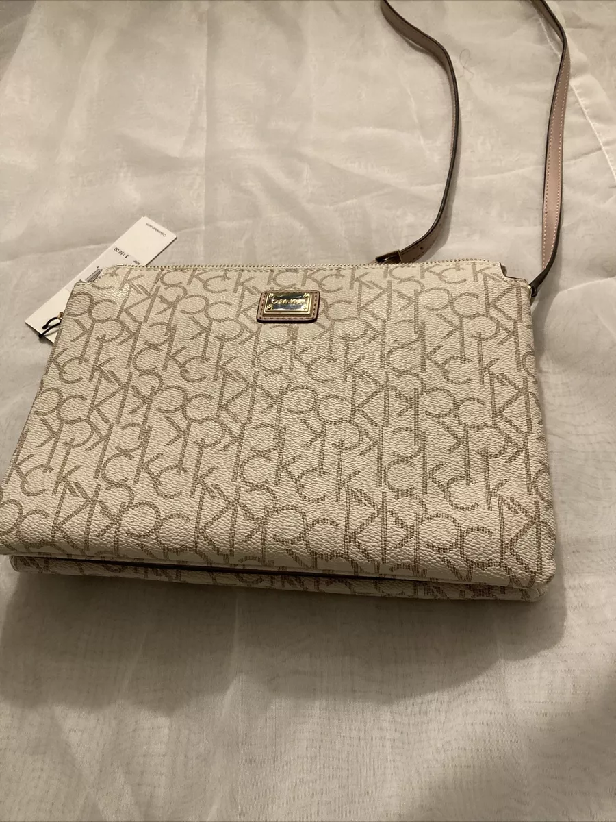 Calvin klein best sale monogram crossbody bag