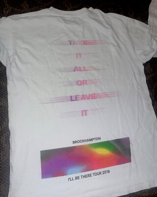 Unisex Brockhampton J ouvert Tour T-Shirt Multicolor Shirt Matt Champion Size S