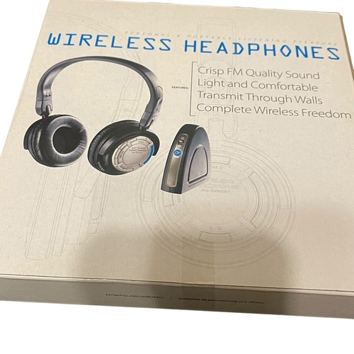 Bluetooth Wireless Headphones w/ Dual Frequency Band Base Unit Auto Select Scan - 第 2/5 張圖片
