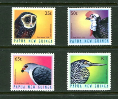 Mint Never Hinged/MNH Birds Papua New Guinean Stamps