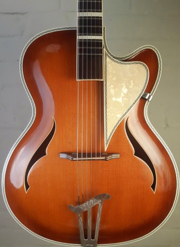 Vintage Meister ERICH WANDER Schlaggitarre Archtop. Jazzgitarre DDR - 第 2/24 張圖片