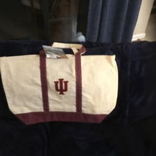 Indiana Hoosiers Mercury Luggage Large Boat Tote/Travel Bag 17x15x7 1/2 NWT