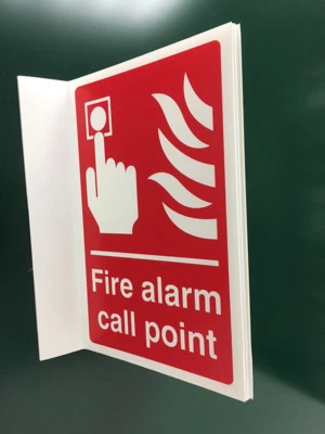 LASTING IMPRESSIONS (SIGNS) LIMITED 500 x 300 mm Feuermelder Rufstelle ausstehendes Schild