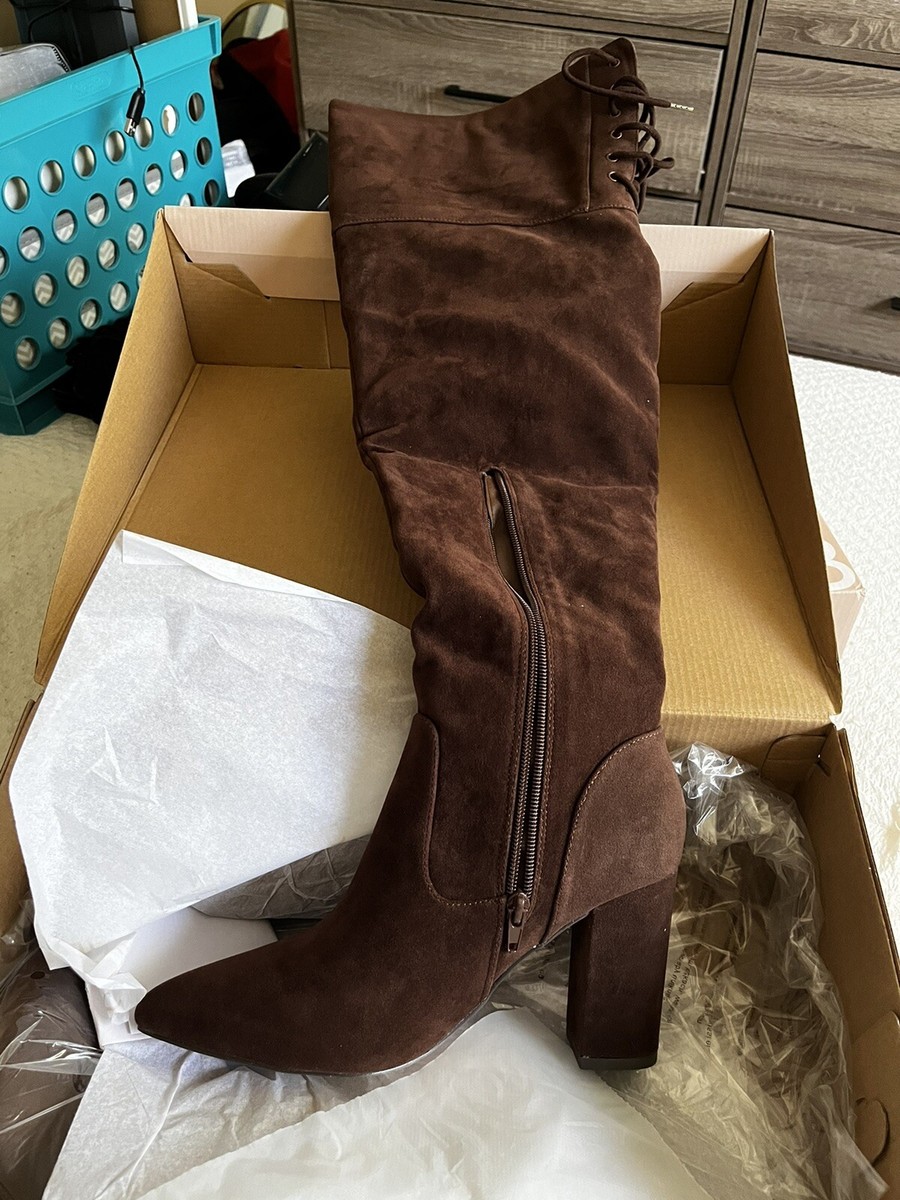 JUSTFAB-Aubriana Tie Over-The-Knee Boot-Women's