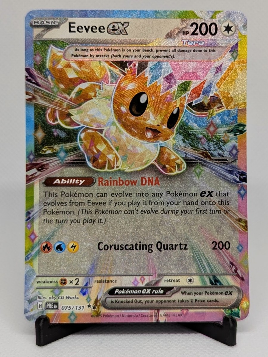Eevee ex 075/131 Pokemon Prismatic Evolutions | eBay