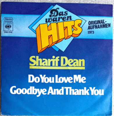 7''  SHARIF DEAN -  DO YOU LOVE ME    **  D 1977  * * * * *   EX / EX