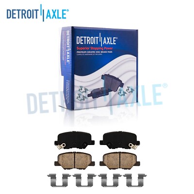 Rear Ceramic Brake Pads w/ Hardware for Mitsubishi Outlander Sport Mazda 3 6