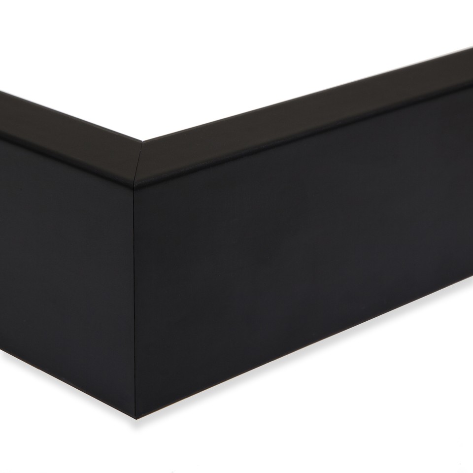 ArtToFrames 1" Custom Poster Frame Satin Black Wood 4654 Large | eBay