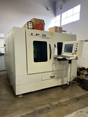 2,000 Watt IPG Laser Cube 4'x4' Fiber Laser, Single Owner, Garage Shop