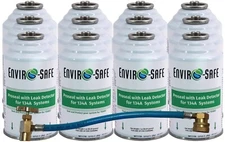 Pro Seal, Stop Leak w/ R 134a Leak Detector Dye + R 134a Charging Hose - 12 Cans