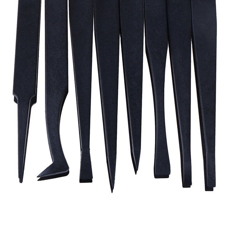 8pc AntiStaticElectronic Hand Tool Set Tweezers Plastic Tweezer Kit
