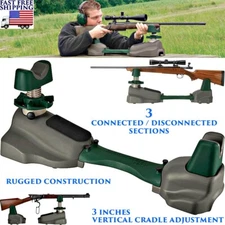 SHOOTING BENCH REST ADJUSTABLE STEADY SHOT STAND RIFLE GUN PISTOL RUGGED STABLE