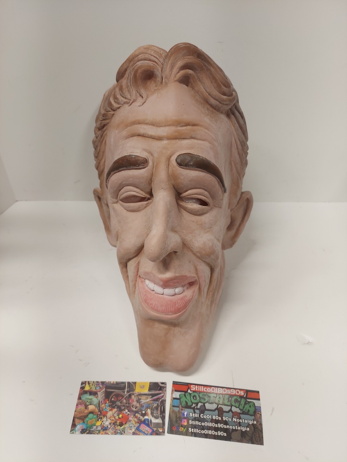 1996 Duracell Battery THE PUTTERMANS ROBOT DAD Adult Halloween Mask 1996-duracell-battery-the-puttermans-robot-dad-adult-halloween-mask