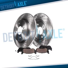 Rear Disc Brake Rotors and Ceramic Brake Pads Kit for 2018 - 2022 Ford EcoSport