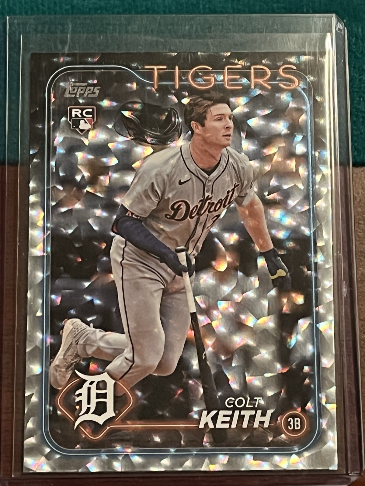 2024 Topps Update Series - Silver Crackle Foilboard #US73 Colt Keith (RC)