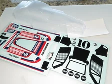 ASC6042 TEAM ASSOCIATED RC10 VINTAGE BUGGY METALLIC KIT BODY WITH DECAL SET