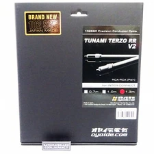 Oyaide TUNAMI TERZO RR V2 1.3m RCA cable pair 102SSC from Japan NEW