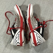 Saucony Men's 4.5 Kilkenny XC5 Lightweight Track Shoes Spikes White Red S29004-6