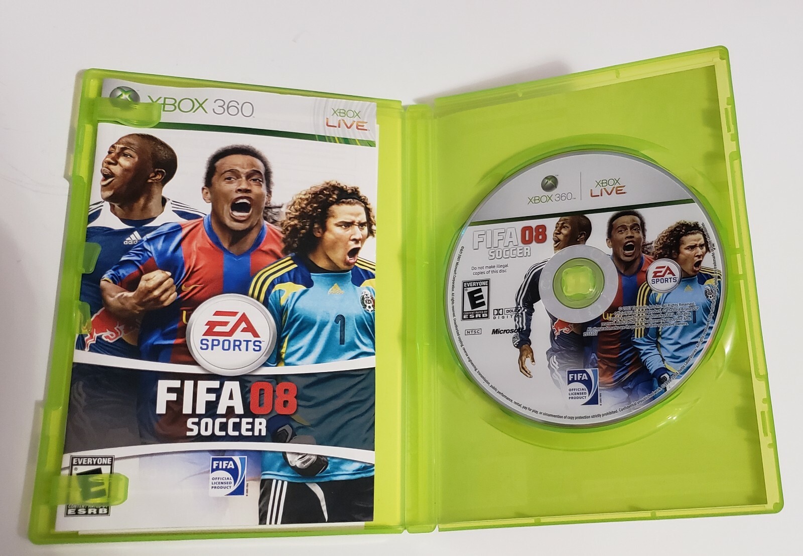 OFFICIAL, XBOX 360/XBOX LIVE, FIFA SOCCER 08. 