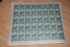 San Marino - Sassolungo MONTAGNE, Castello - 1962 Sc 520 MNH Foglio Completo di 40