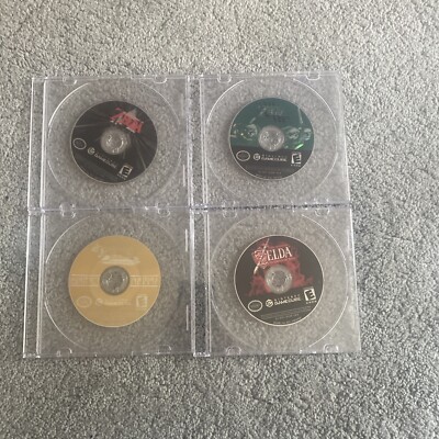 Legend of Zelda GameCube Lot Of 4 Games Tested! 4 Swords OOT Windwaker