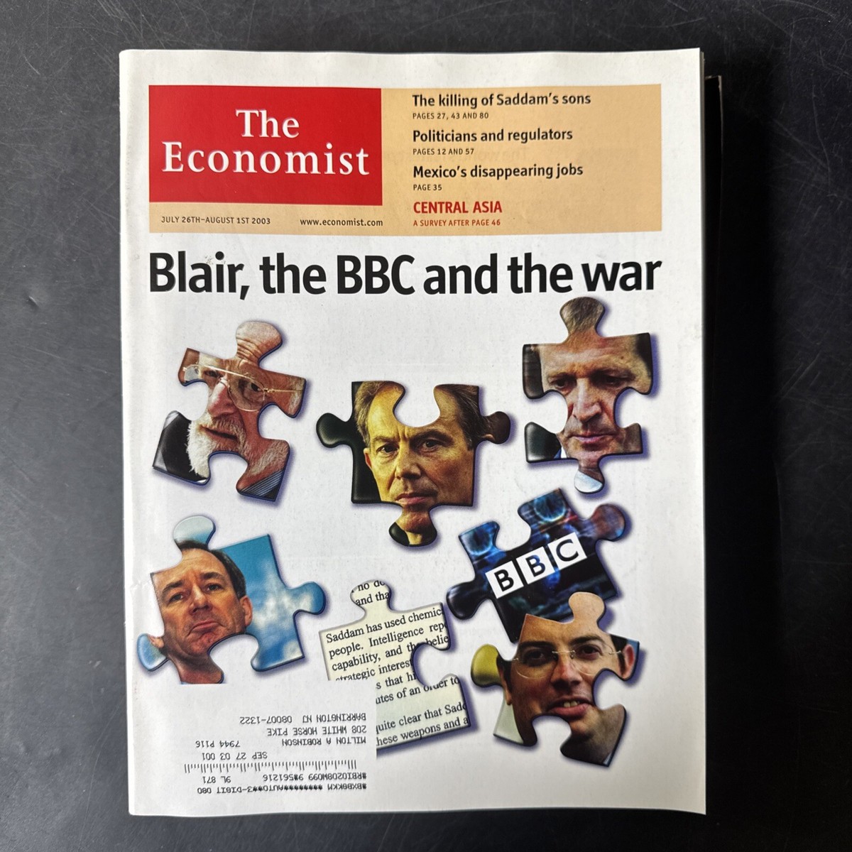 The Economist Magazines Lot Of 11 (2003) *3 | eBay