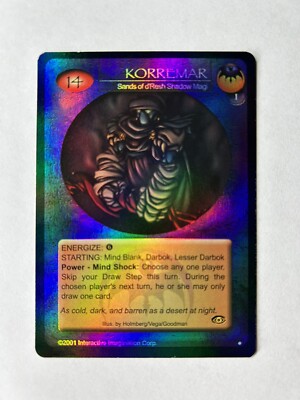 Magi Nation KORREMAR - Core Sands d'Resh Shadow Magi - Awakening Foil
