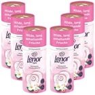 6x 155g Lenor Light Laundry Perfume Jasmine Blossom 12WL Mild Long Lasting Freshness