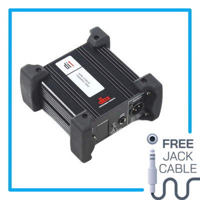 dbx di1 Aktive DI-Box Mono | GRATIS Klinkenkabel | Gitarren Keyboard Bass DJ