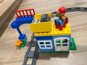 LEGO DUPLO Deluxe Train Set #10508 (Motorized Locomotive) + 10506 (extra tracks)