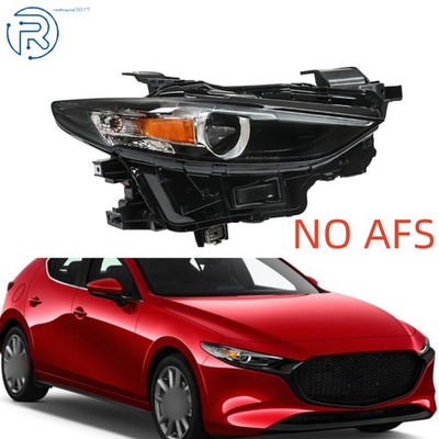 For 2019-2021 Mazda 3 Headlight Assembly FULL LED Passenger Side Black W/O AFS