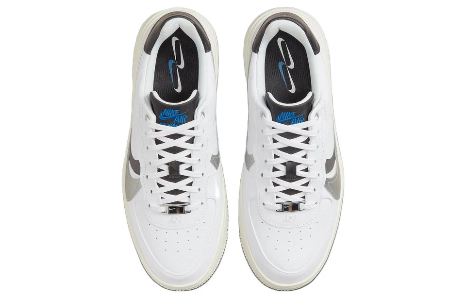 Nike Air Force 1 PLT.AF.ORM LV8 Bajo Blanco Metálico Plateado W - DX3199-100 Zapatos Foto 4 de 4
