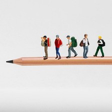 1:87 Résine échelle Chiffres Diorama Miniature Personnes Caractère Action